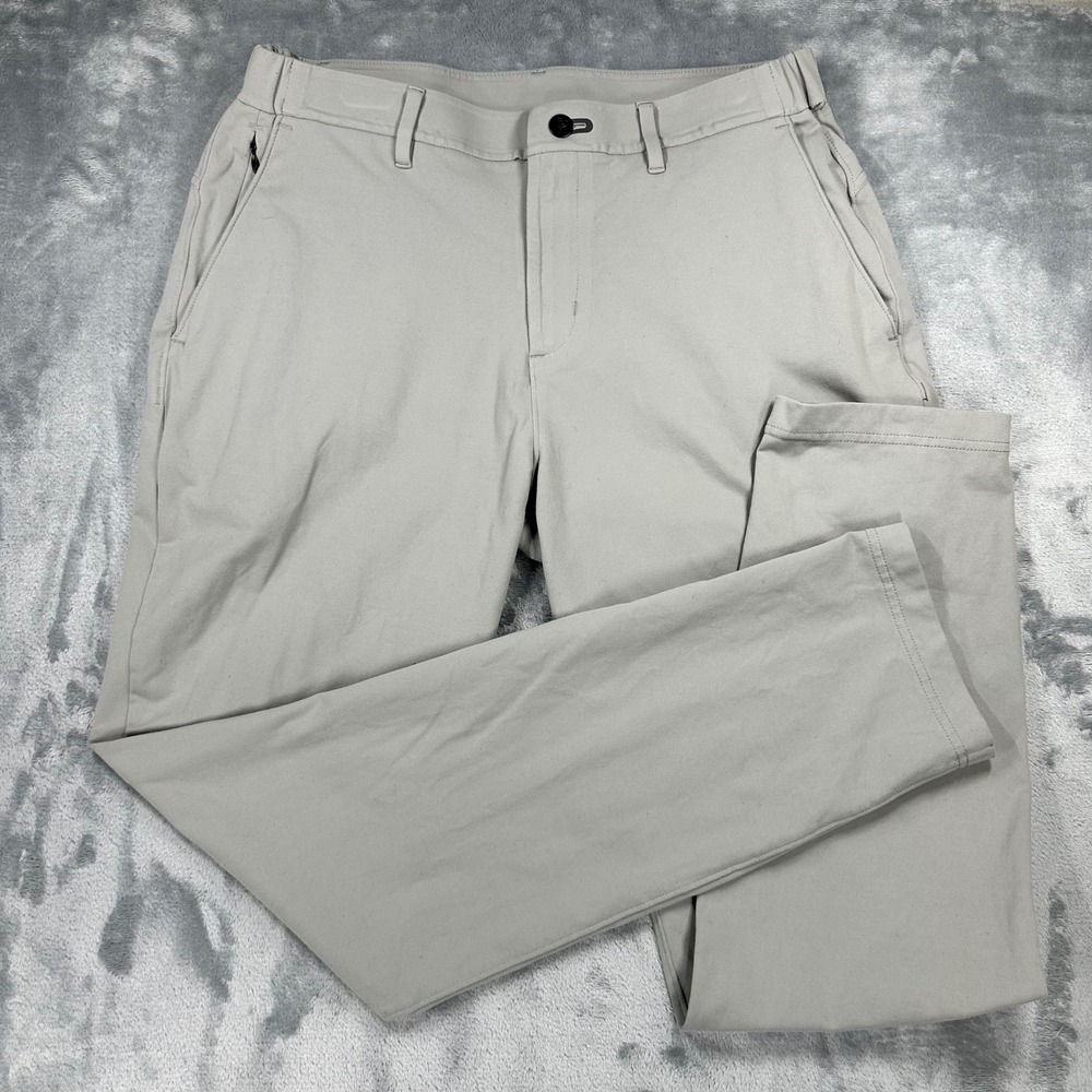 Public Rec All Day Every Day Pants Gray Mens 33/32 Technical Chino Trousers